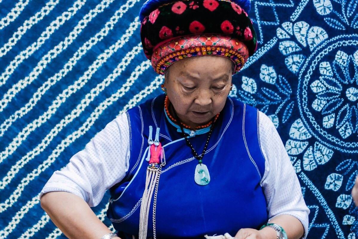 Zhoucheng tie dye, Dali Zhoucheng tie dye, Dali
