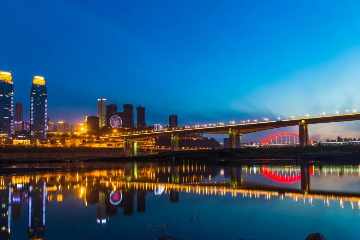 Nanbin Park: Yangtze Night Views & Chongqing Skyline